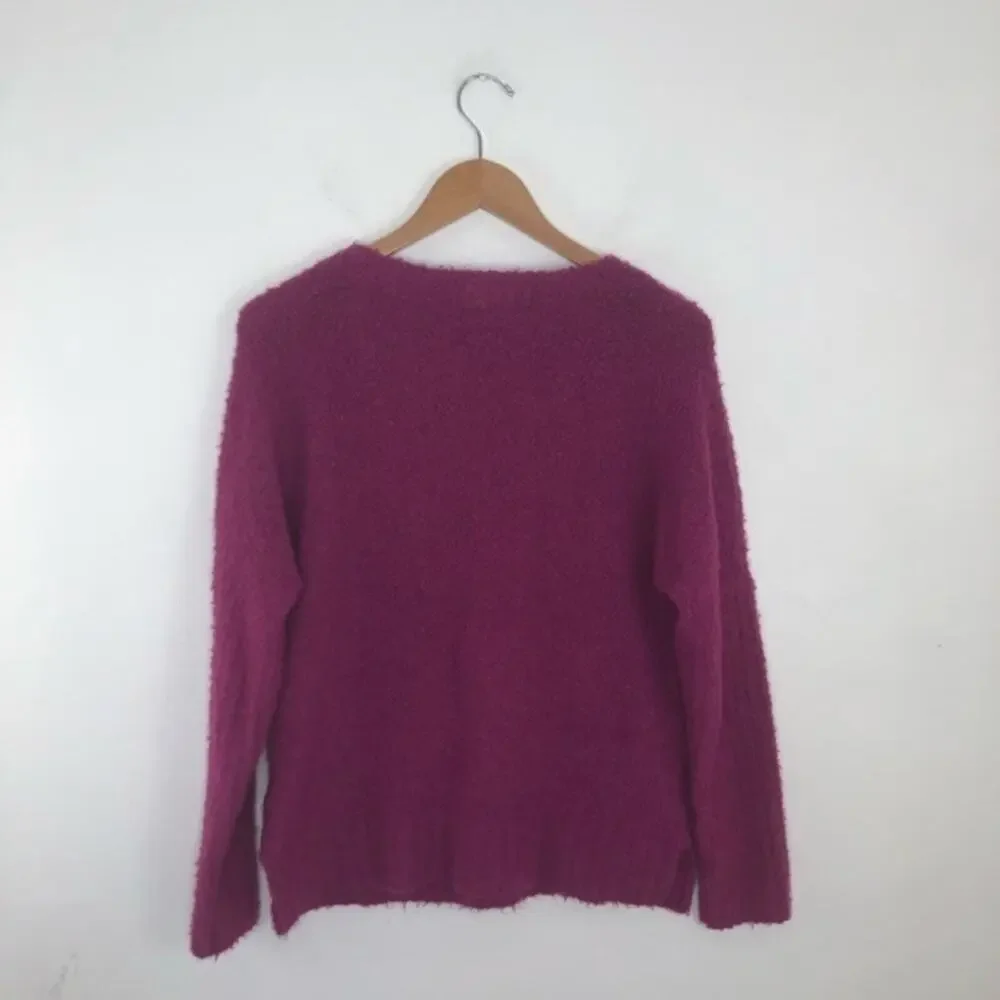 Anthropologie Sleeping on Snow Lavinia Alpaca Boucle Pullover Sweater Size XS